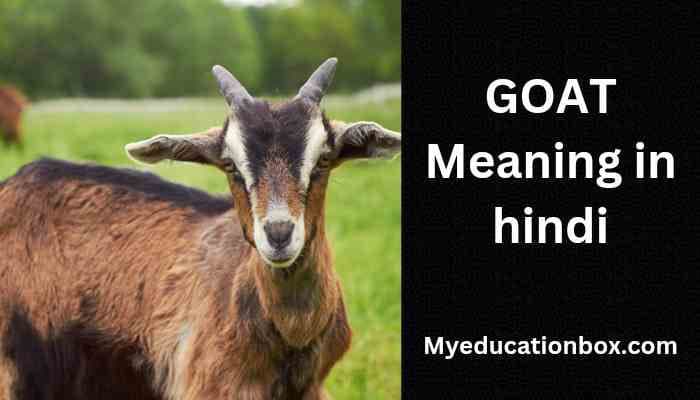 GOAT Meaning in hindi | GOAT मतलब क्या होता है?